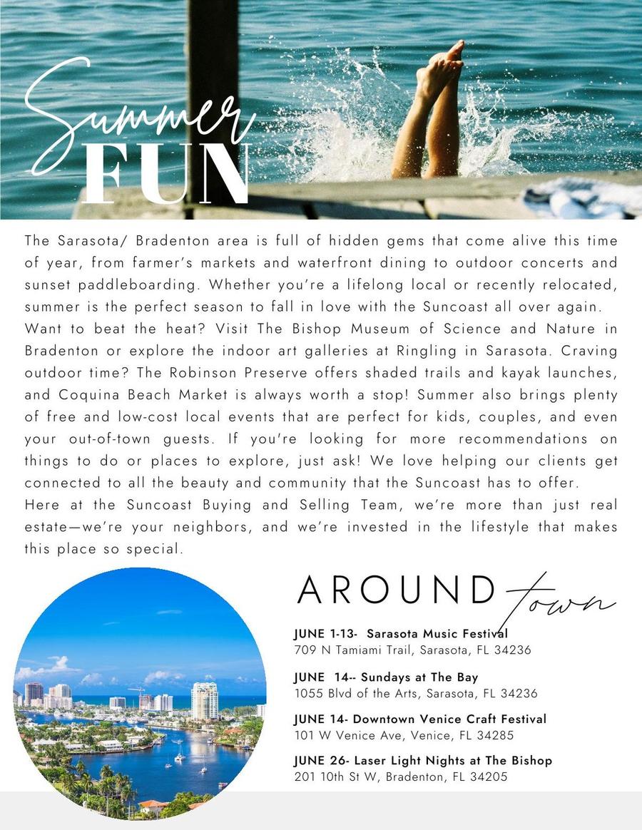 Summer Fun - Around Town June events